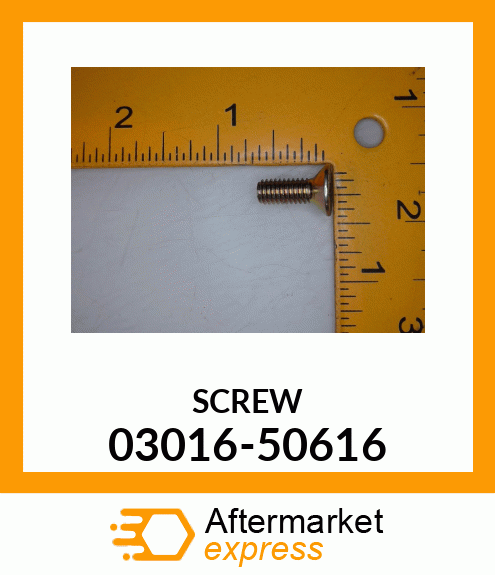 SCREW 03016-50616