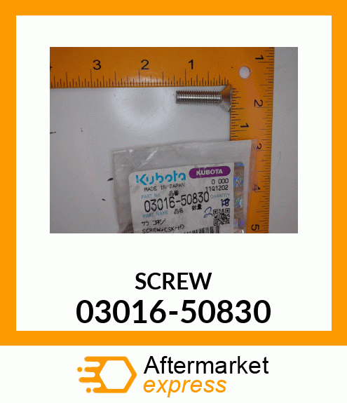 SCREW 03016-50830