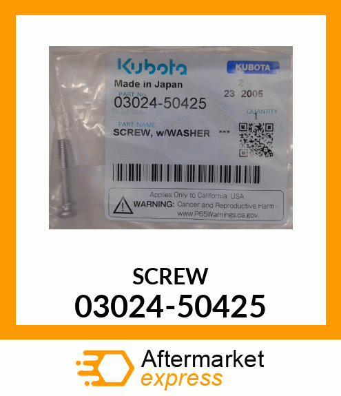 SCREW 03024-50425