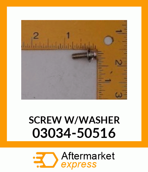 SCREWW/WASHER 03034-50516