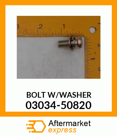 BOLT/WASHER 03034-50820