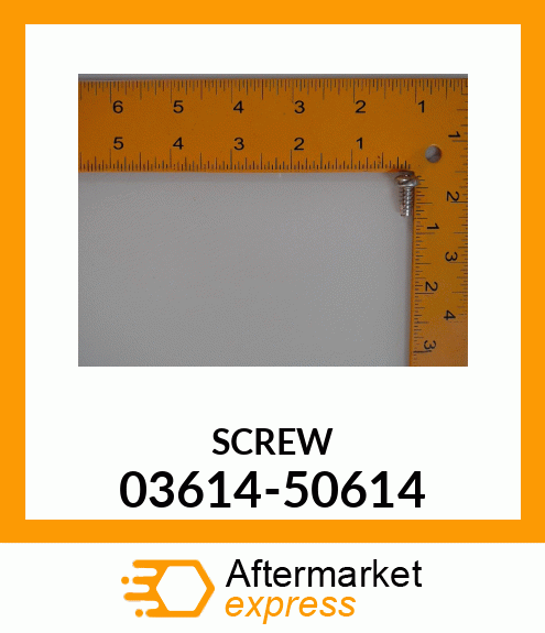 SCREW 03614-50614