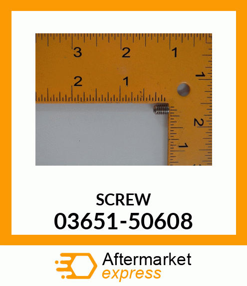 SCREW 03651-50608