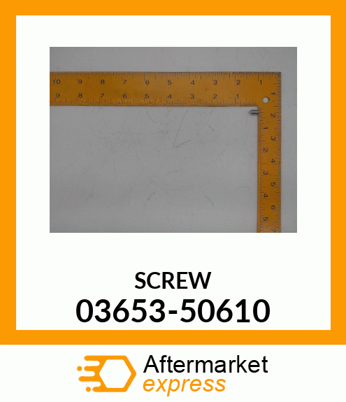 SCREW 03653-50610