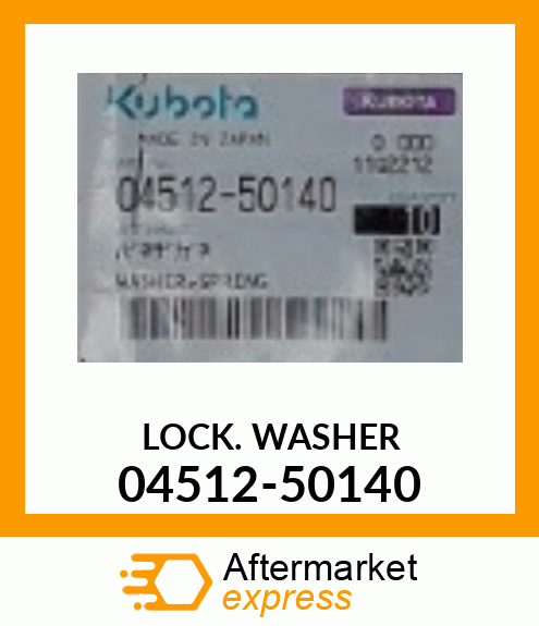 LOCKWASHER 04512-50140