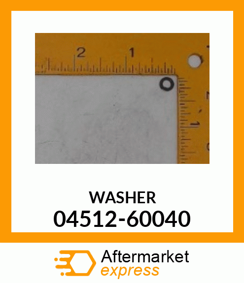 WASHER 04512-60040