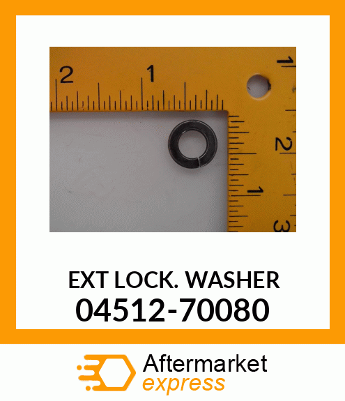 EXTLOCKWASHER 04512-70080