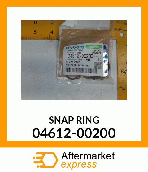 SNAPRING 04612-00200