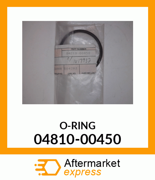 O-RING 04810-00450