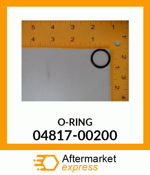 O-RING 04817-00200