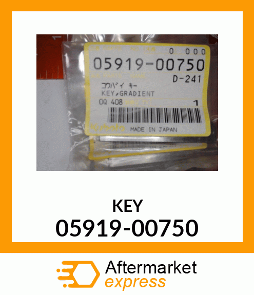 KEY 05919-00750