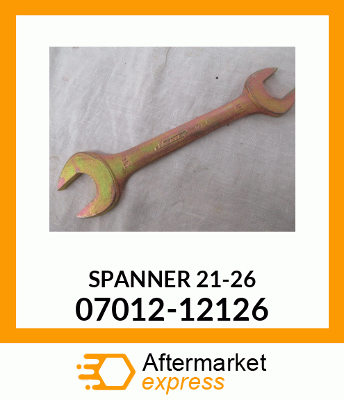 SPANNER21-26 07012-12126