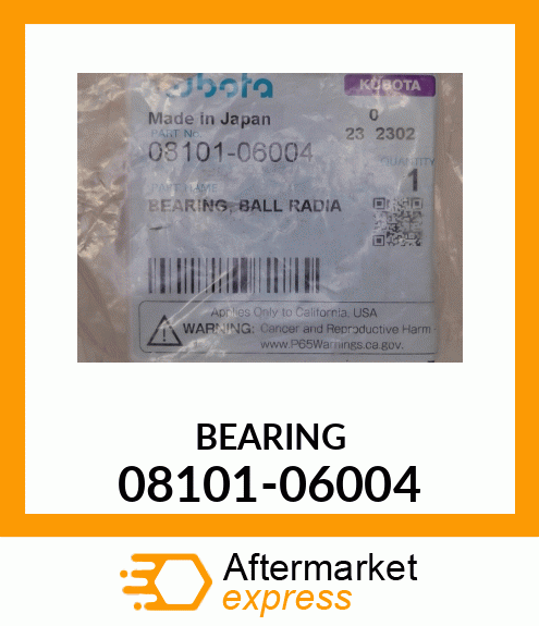 BEARING 08101-06004