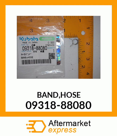 BAND,HOSE 09318-88080