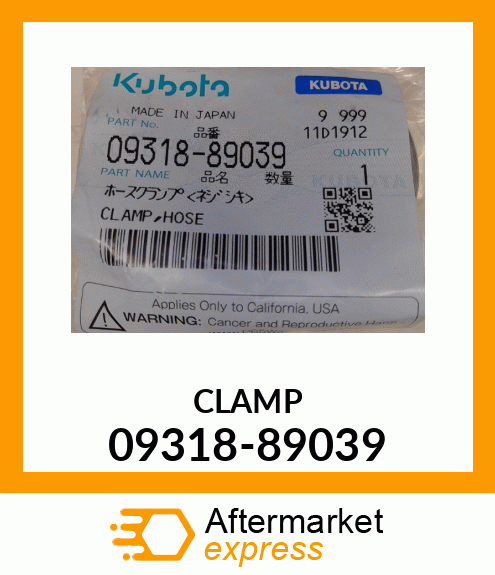 CLAMP 09318-89039