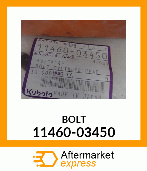 BOLT 11460-03450