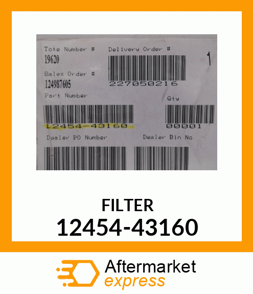 FILTER 12454-43160