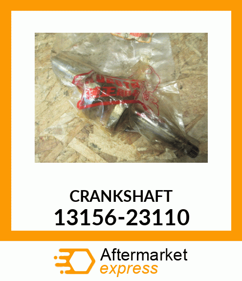 CRANKSHAFT 13156-23110