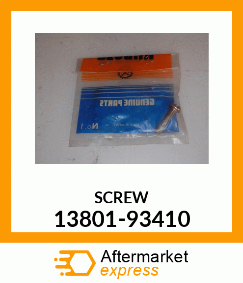 SCREW 13801-93410