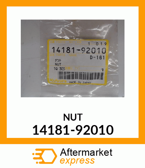 NUT 14181-92010