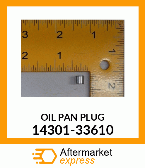 OIL PAN PLUG 14301-33610