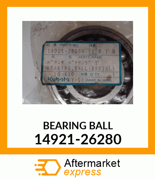 BRG BALL RADIAL35/72 14921-26280