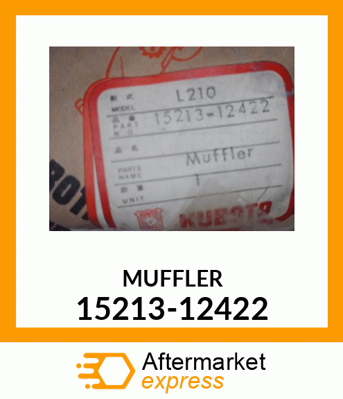 MUFFLER 15213-12422