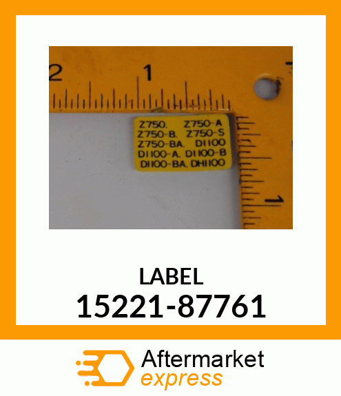 LABEL 15221-87761