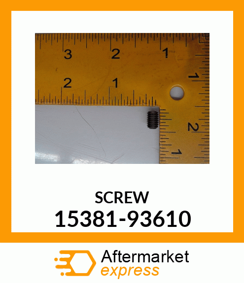 SCREW SET 15381-93610