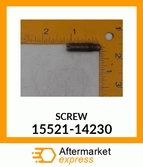 SCREW 15521-14230