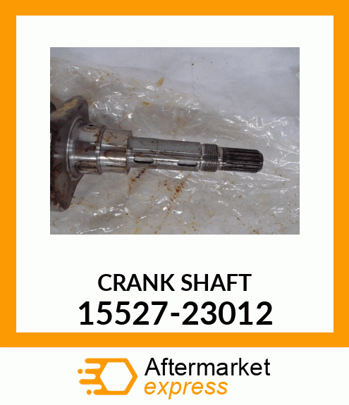 CRANKSHAFT 15527-23012