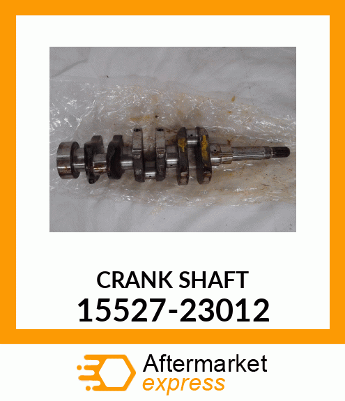 CRANKSHAFT 15527-23012