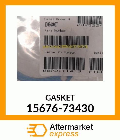 GASKET 15676-73430