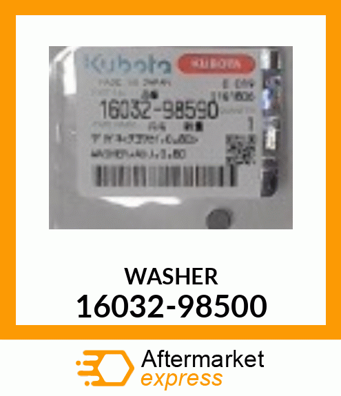 WASHER 16032-98500