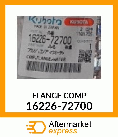 FLANGE COMP 16226-72700