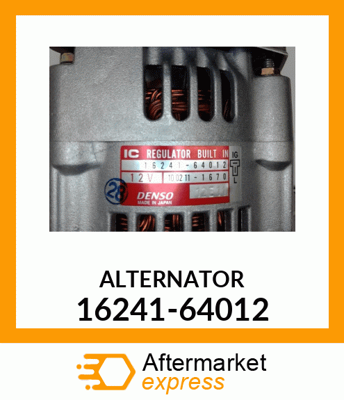 ALTERNATOR 16241-64012