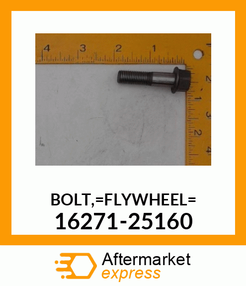 BOLT,_FLYWHEEL_ 16271-25160