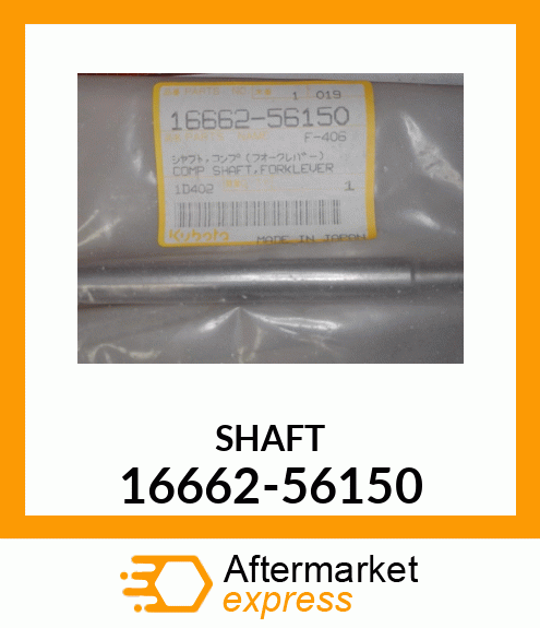 SHAFT 16662-56150