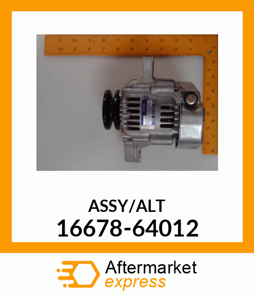 ASSY/ALT 16678-64012