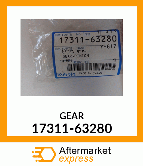 GEAR 17311-63280