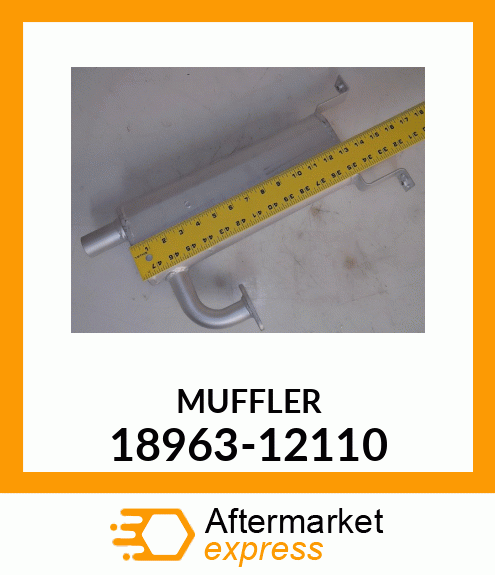 MUFFLER 18963-12110