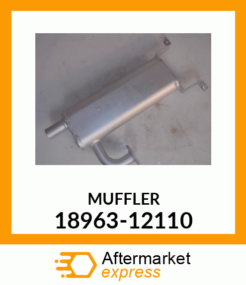 MUFFLER 18963-12110