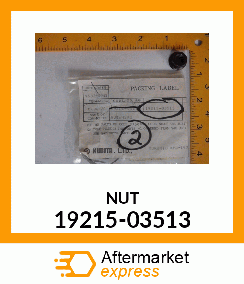 NUT 19215-03513