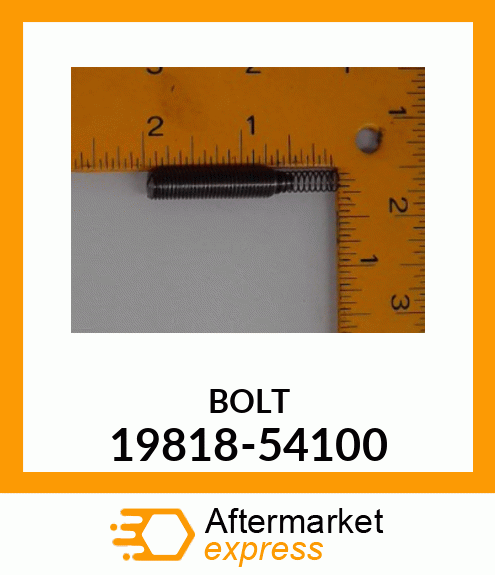 BOLT 19818-54100