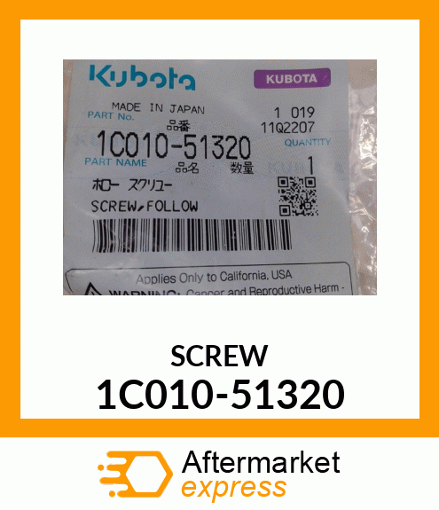 SCREW 1C010-51320