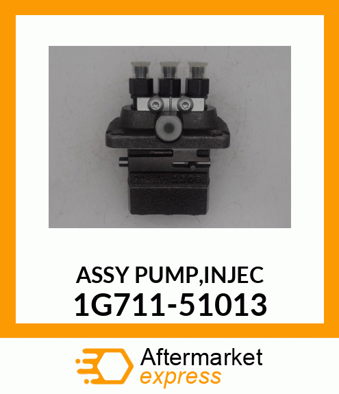 ASSY PUMP,INJEC 1G711-51013