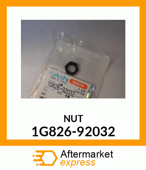 NUT 1G826-92032