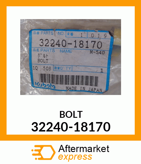 BOLT 32240-18170