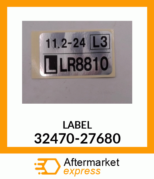 LABEL 32470-27680