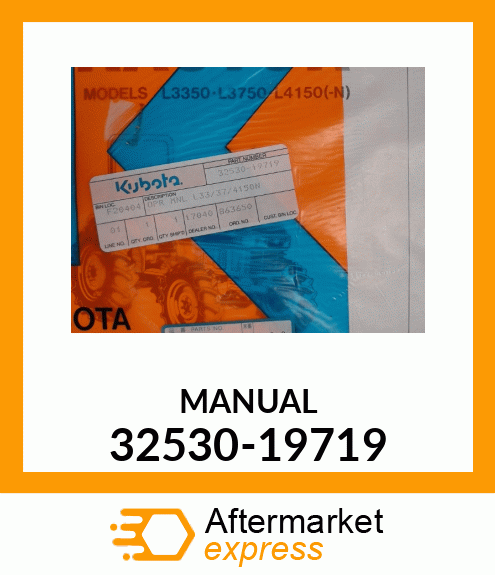 MANUAL 32530-19719